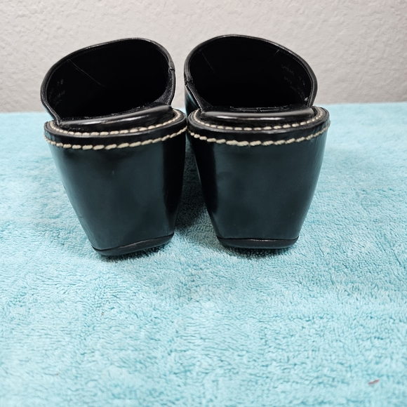 Cole Haan Elyssa Black Leather Mules Size 7 - Picture 4 of 12